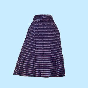 Merona 90s/Y2K Striped Maxi Skirt